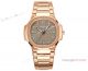 Swiss Cal.324 SC Patek Philippe Lady-Nautilus Copy Watches Rose Gold Dial (2)_th.jpg